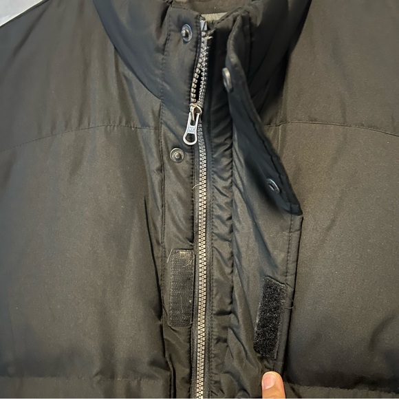 Orion Sport men’s black down filled blocked quilted vest zipper front size Large - Picture 12 of 16